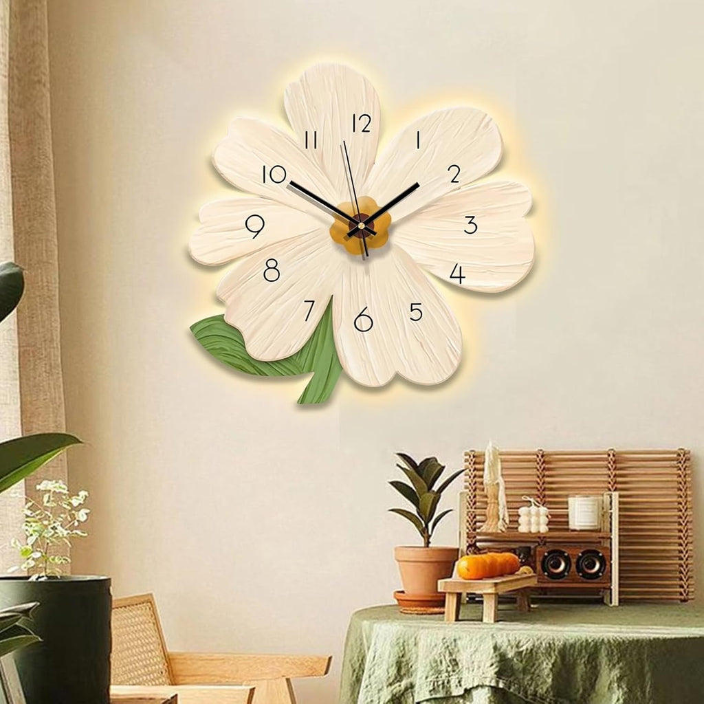 Flower Decorative Wall Clock