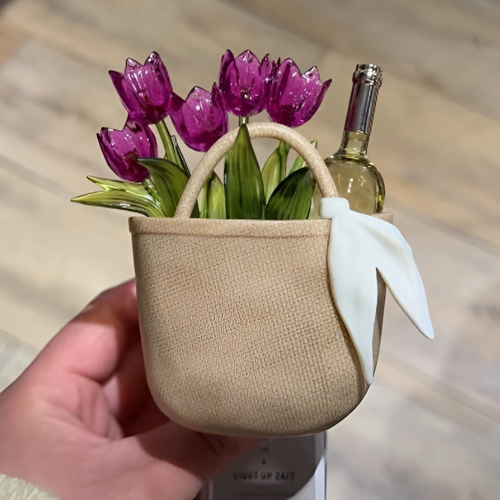 Tulips Basket Night Lamp